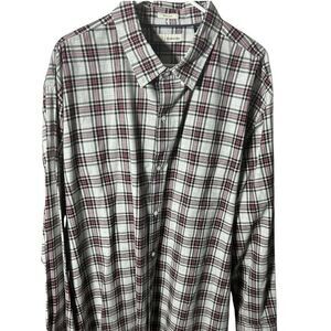 Hawker Rye‎ Long Sleeve Button Up Mens 3XL Check Shirt 100% Cotton